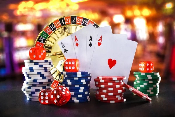 Close-up of cards being dealt at Qiu Qiu table